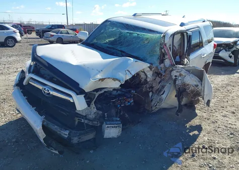 2012 Toyota 4Runner Sr5 z USA, uszkodzony, nr VIN JTEBU5JR7C5101885